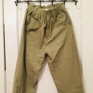 Brand new Brixton paperbag pants.